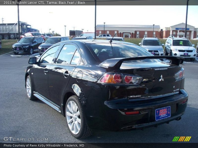 Tarmac Black Pearl / Black 2011 Mitsubishi Lancer GTS