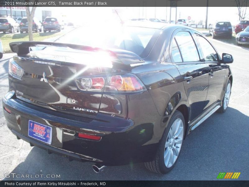 Tarmac Black Pearl / Black 2011 Mitsubishi Lancer GTS