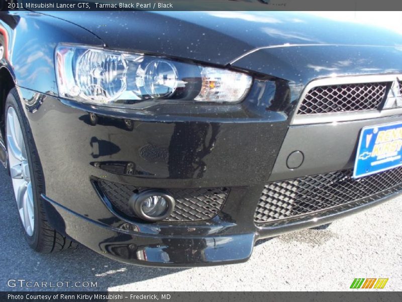 Tarmac Black Pearl / Black 2011 Mitsubishi Lancer GTS