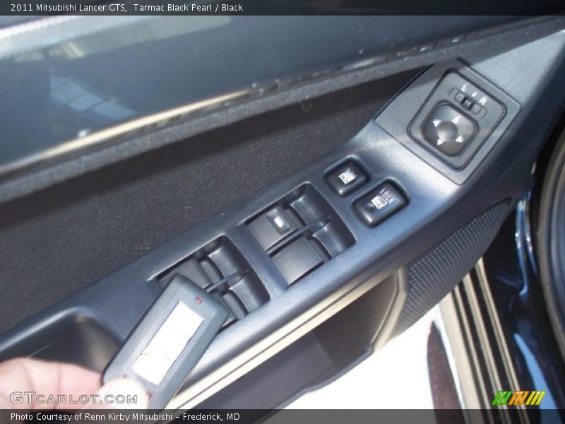 Tarmac Black Pearl / Black 2011 Mitsubishi Lancer GTS