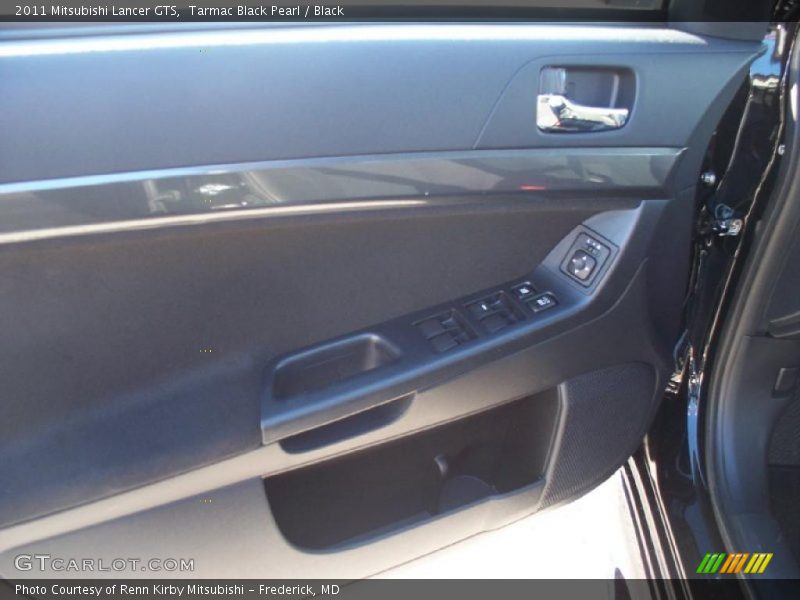Tarmac Black Pearl / Black 2011 Mitsubishi Lancer GTS