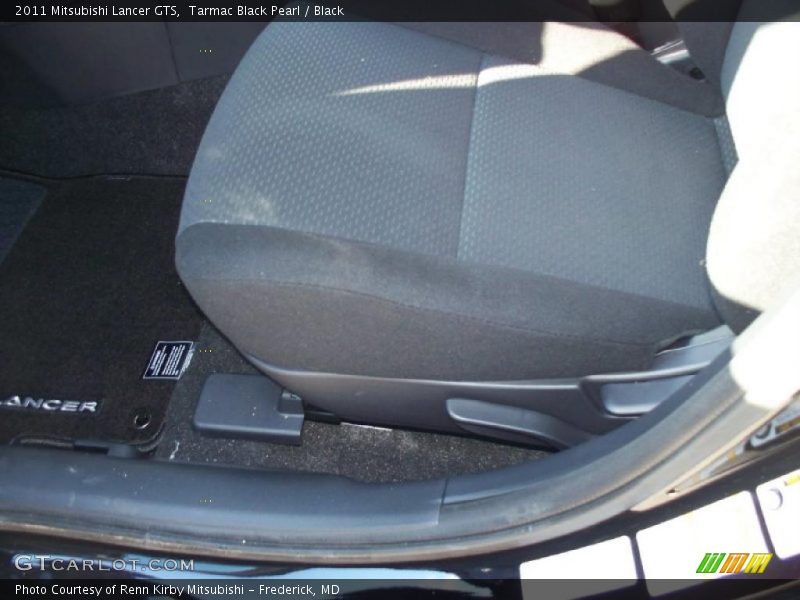 Tarmac Black Pearl / Black 2011 Mitsubishi Lancer GTS