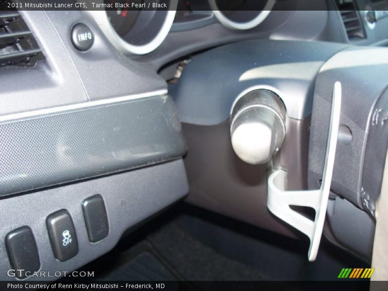 Tarmac Black Pearl / Black 2011 Mitsubishi Lancer GTS