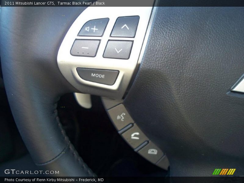 Tarmac Black Pearl / Black 2011 Mitsubishi Lancer GTS