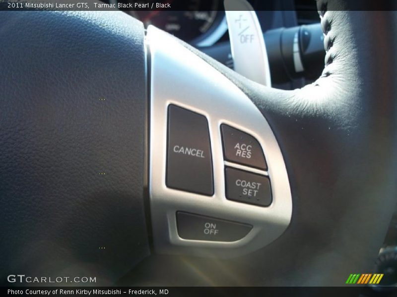 Tarmac Black Pearl / Black 2011 Mitsubishi Lancer GTS