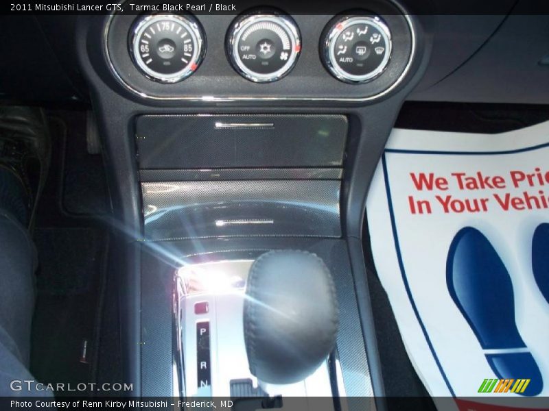 Tarmac Black Pearl / Black 2011 Mitsubishi Lancer GTS