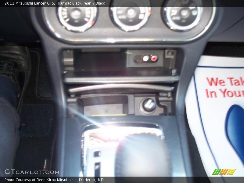 Tarmac Black Pearl / Black 2011 Mitsubishi Lancer GTS