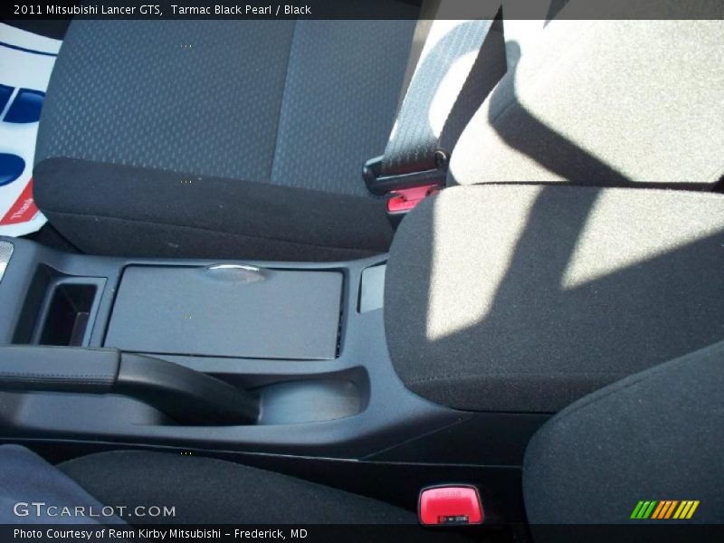 Tarmac Black Pearl / Black 2011 Mitsubishi Lancer GTS