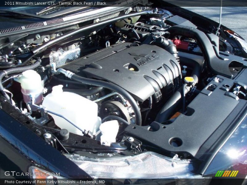 Tarmac Black Pearl / Black 2011 Mitsubishi Lancer GTS