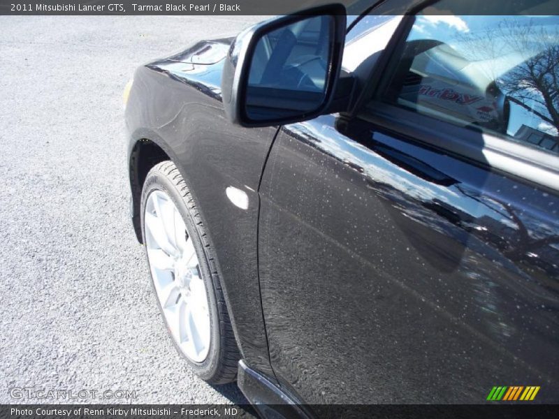 Tarmac Black Pearl / Black 2011 Mitsubishi Lancer GTS