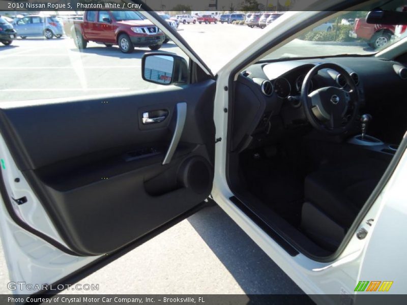 Phantom White / Gray 2010 Nissan Rogue S