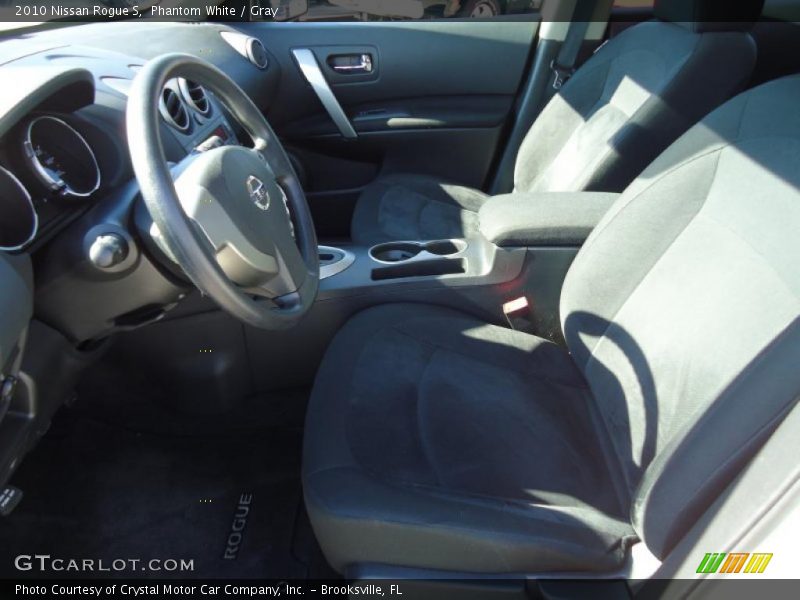 Phantom White / Gray 2010 Nissan Rogue S