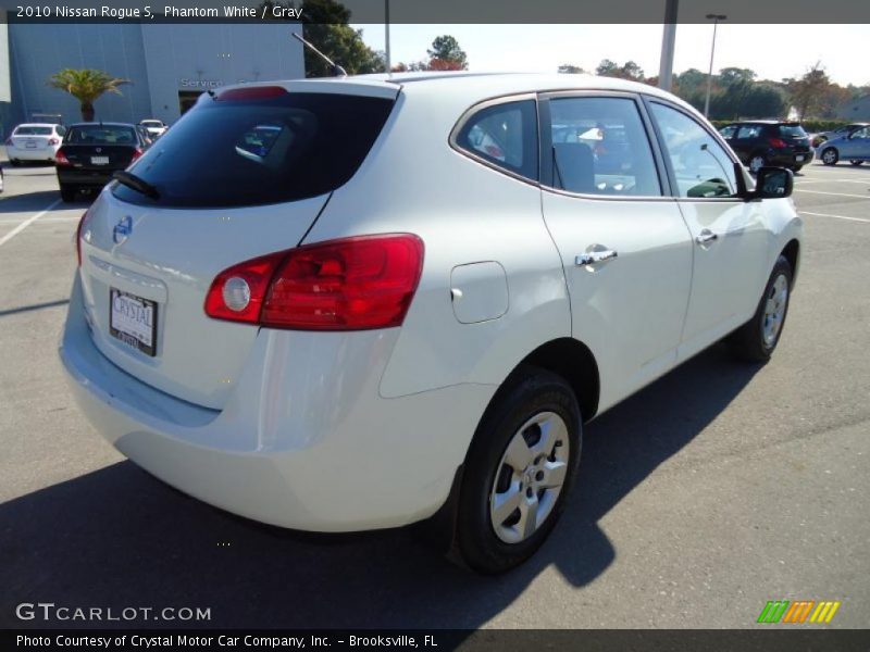 Phantom White / Gray 2010 Nissan Rogue S