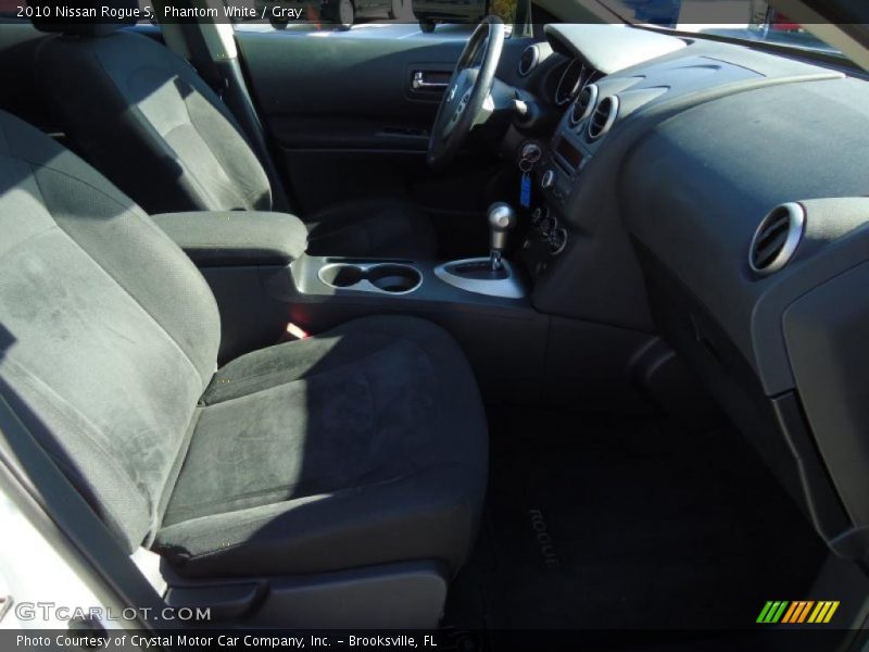 Phantom White / Gray 2010 Nissan Rogue S