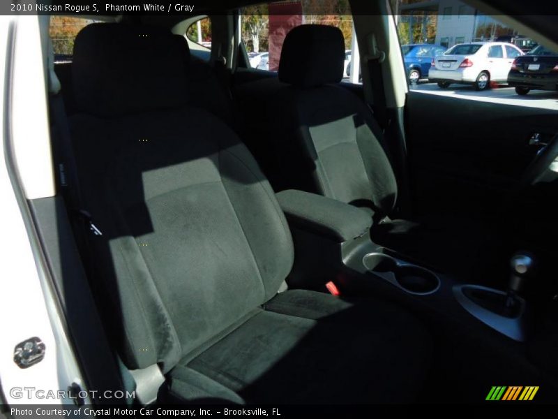 Phantom White / Gray 2010 Nissan Rogue S