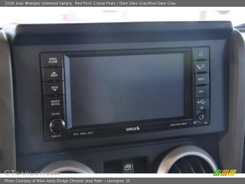 Red Rock Crystal Pearl / Dark Slate Gray/Med Slate Gray 2008 Jeep Wrangler Unlimited Sahara