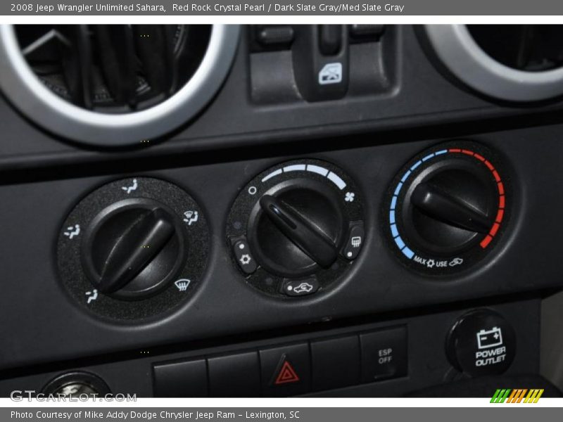 Red Rock Crystal Pearl / Dark Slate Gray/Med Slate Gray 2008 Jeep Wrangler Unlimited Sahara