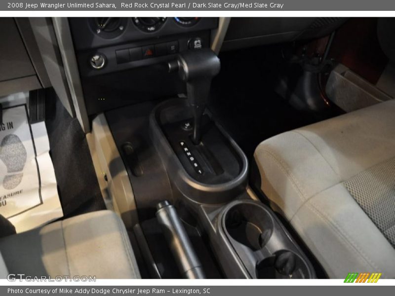 Red Rock Crystal Pearl / Dark Slate Gray/Med Slate Gray 2008 Jeep Wrangler Unlimited Sahara