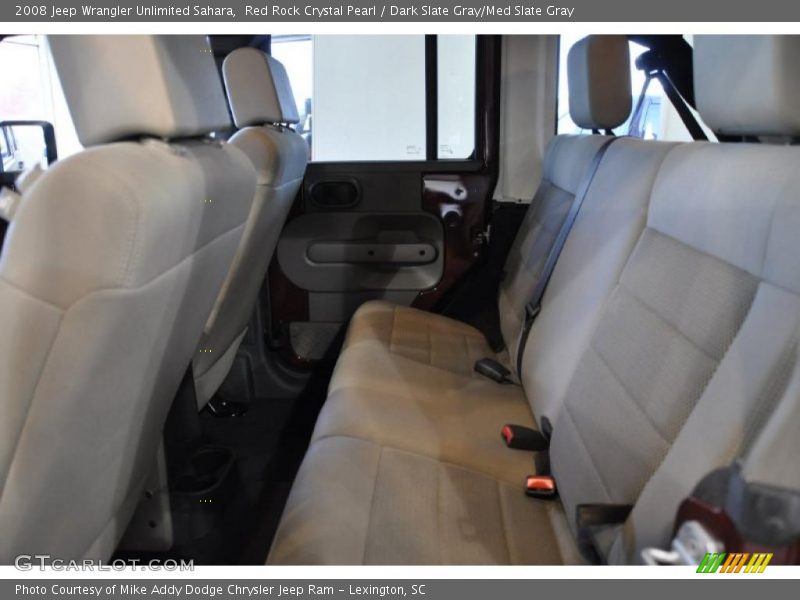 Red Rock Crystal Pearl / Dark Slate Gray/Med Slate Gray 2008 Jeep Wrangler Unlimited Sahara