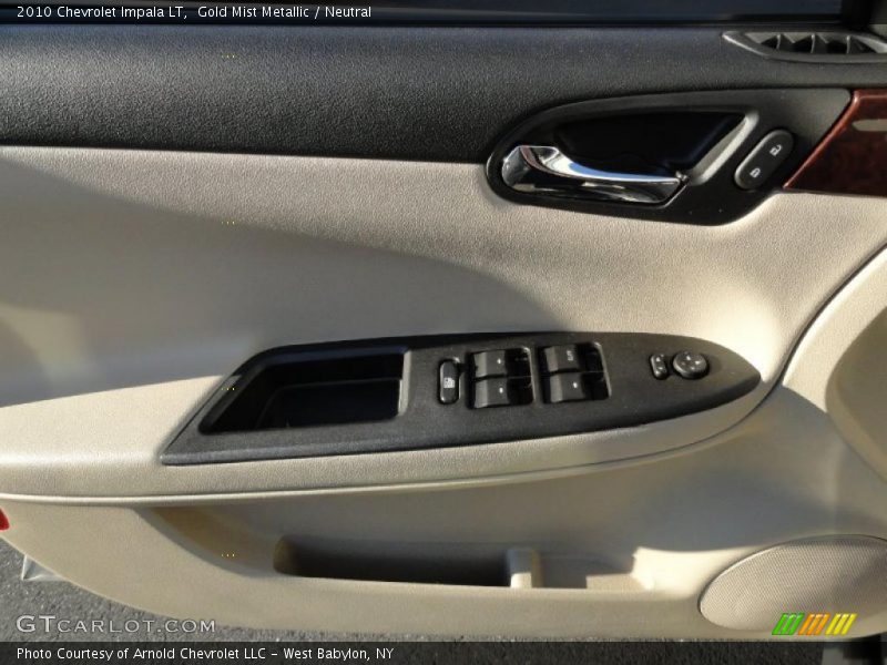 Gold Mist Metallic / Neutral 2010 Chevrolet Impala LT