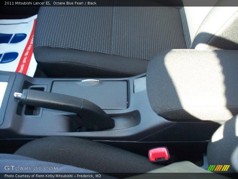 Octane Blue Pearl / Black 2011 Mitsubishi Lancer ES