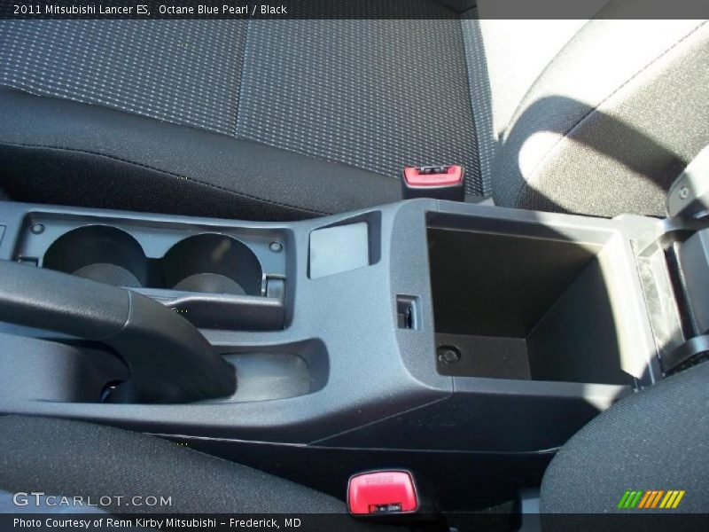 Octane Blue Pearl / Black 2011 Mitsubishi Lancer ES