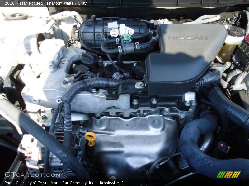 Phantom White / Gray 2010 Nissan Rogue S