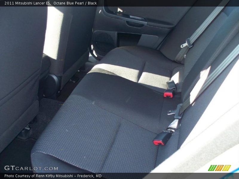 Octane Blue Pearl / Black 2011 Mitsubishi Lancer ES