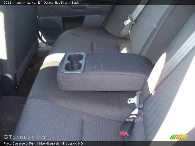 Octane Blue Pearl / Black 2011 Mitsubishi Lancer ES