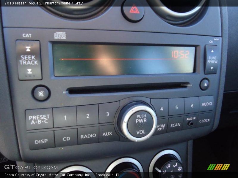 Phantom White / Gray 2010 Nissan Rogue S