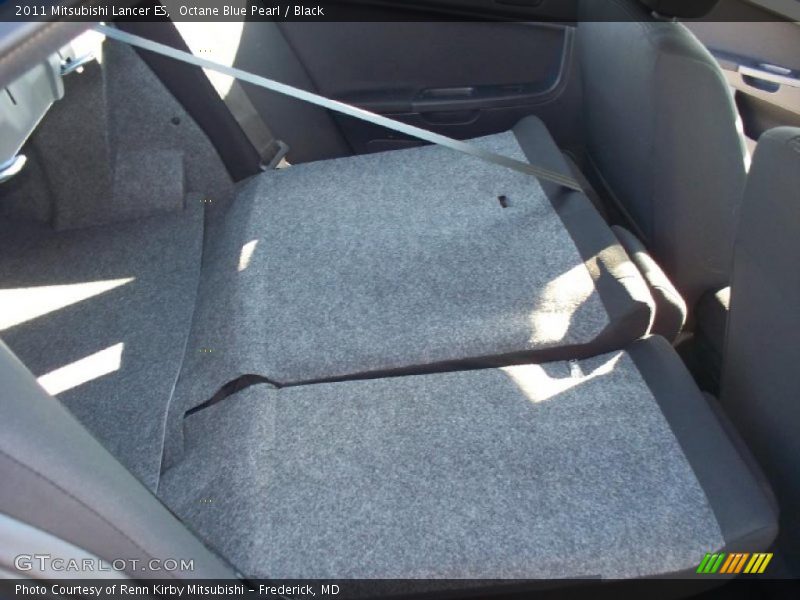 Octane Blue Pearl / Black 2011 Mitsubishi Lancer ES