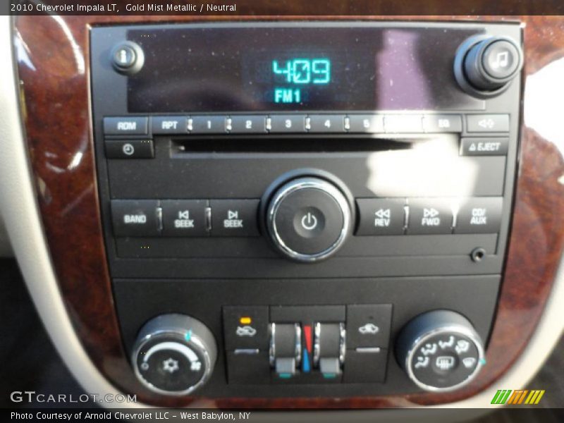 Gold Mist Metallic / Neutral 2010 Chevrolet Impala LT