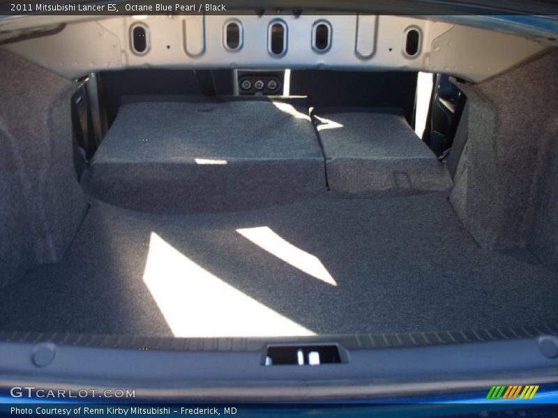 Octane Blue Pearl / Black 2011 Mitsubishi Lancer ES