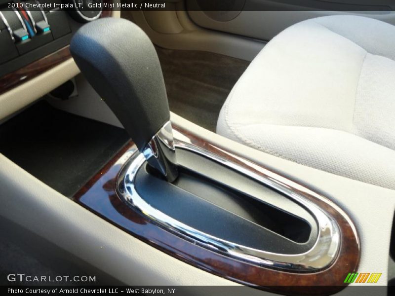 Gold Mist Metallic / Neutral 2010 Chevrolet Impala LT