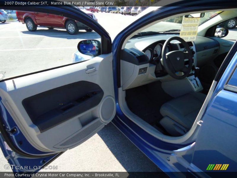 Marine Blue Pearl / Pastel Slate Gray 2007 Dodge Caliber SXT