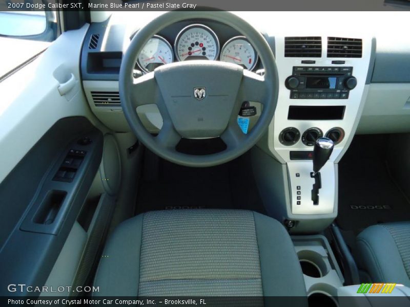 Marine Blue Pearl / Pastel Slate Gray 2007 Dodge Caliber SXT