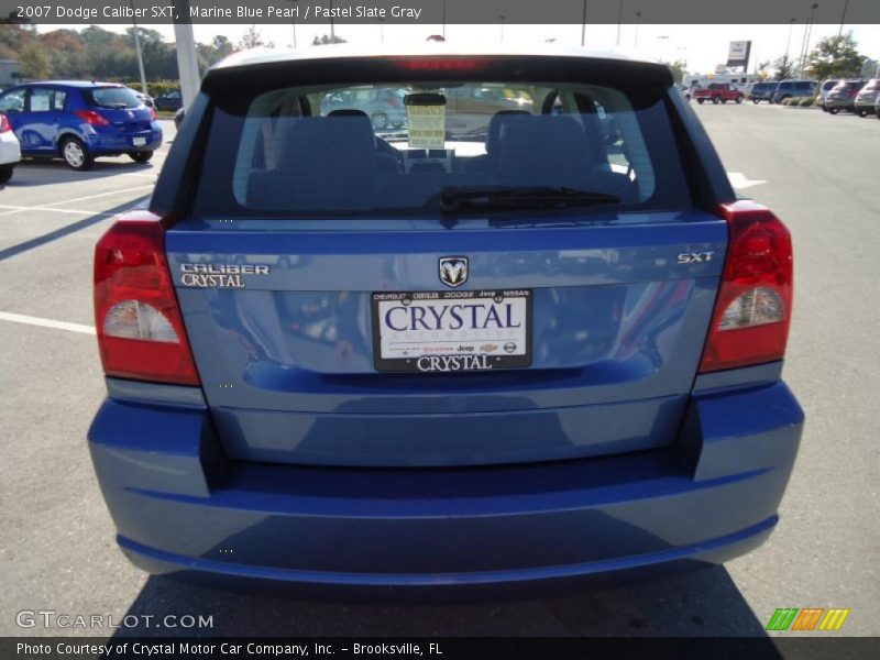 Marine Blue Pearl / Pastel Slate Gray 2007 Dodge Caliber SXT