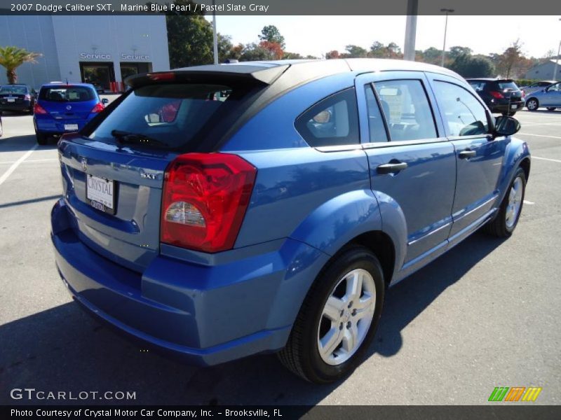 Marine Blue Pearl / Pastel Slate Gray 2007 Dodge Caliber SXT