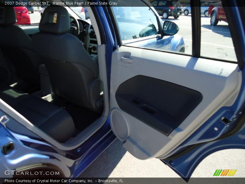 Marine Blue Pearl / Pastel Slate Gray 2007 Dodge Caliber SXT
