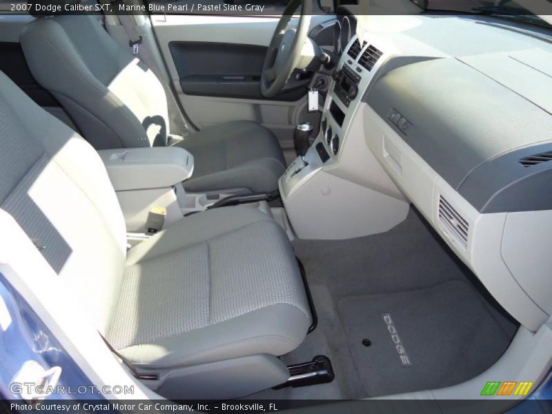 Marine Blue Pearl / Pastel Slate Gray 2007 Dodge Caliber SXT