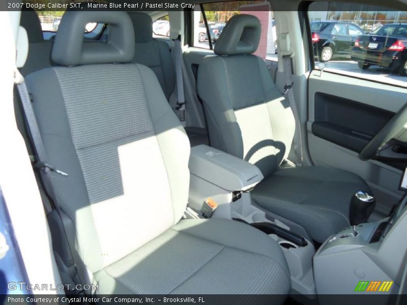 Marine Blue Pearl / Pastel Slate Gray 2007 Dodge Caliber SXT
