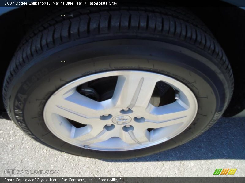 Marine Blue Pearl / Pastel Slate Gray 2007 Dodge Caliber SXT