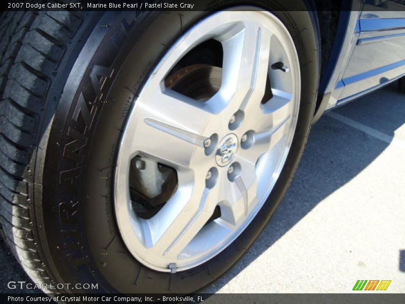 Marine Blue Pearl / Pastel Slate Gray 2007 Dodge Caliber SXT