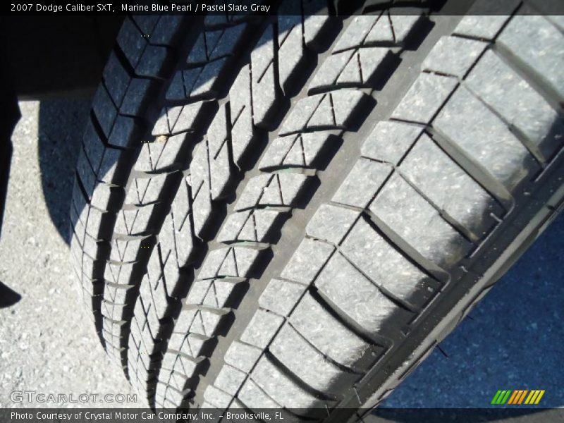 Marine Blue Pearl / Pastel Slate Gray 2007 Dodge Caliber SXT