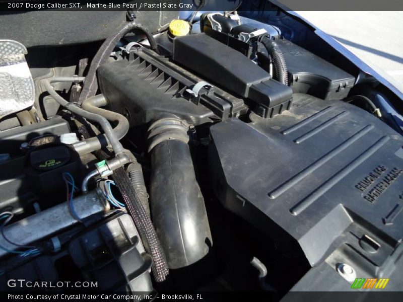 Marine Blue Pearl / Pastel Slate Gray 2007 Dodge Caliber SXT