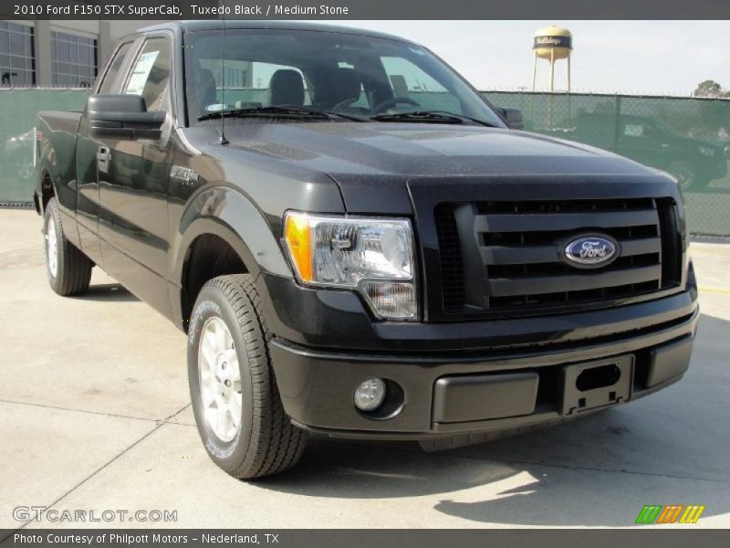 Tuxedo Black / Medium Stone 2010 Ford F150 STX SuperCab