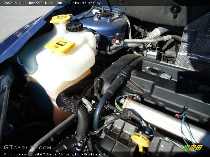 Marine Blue Pearl / Pastel Slate Gray 2007 Dodge Caliber SXT