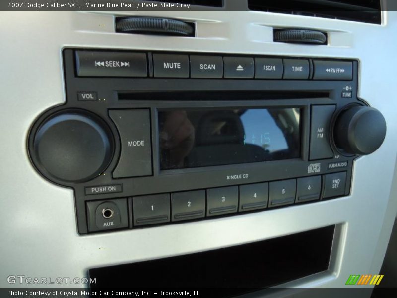 Marine Blue Pearl / Pastel Slate Gray 2007 Dodge Caliber SXT