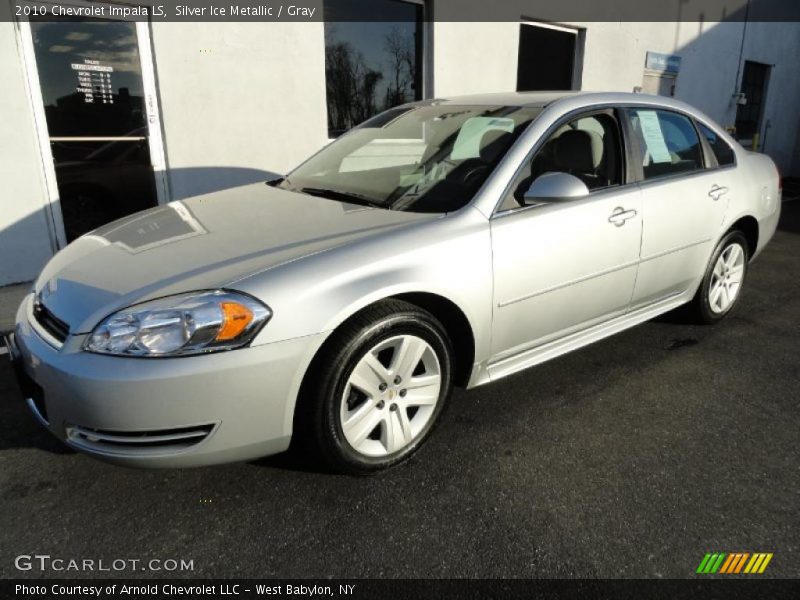 Silver Ice Metallic / Gray 2010 Chevrolet Impala LS