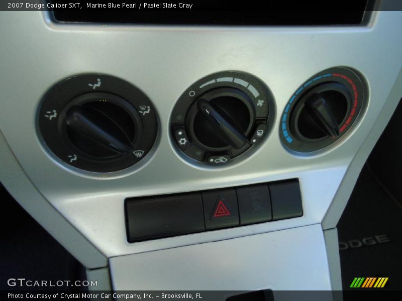 Marine Blue Pearl / Pastel Slate Gray 2007 Dodge Caliber SXT